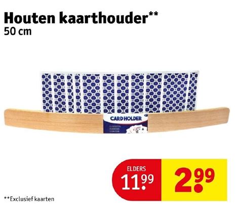 Kaarthouder** 50 cm aanbieding bij Kruidvat .